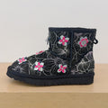 Women's new floral embroidery snow boots