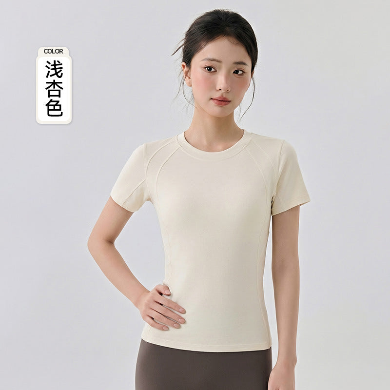 Women's new yoga breathable sports T-shirt Pilates top