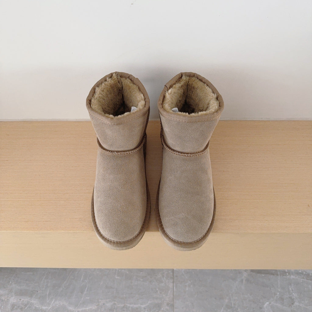 New short tube thickened winter snow boots