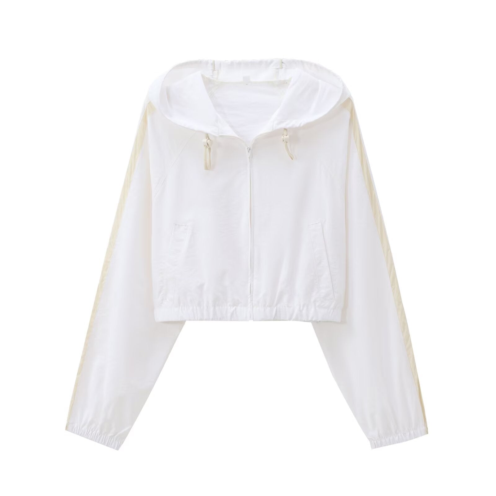 Women's 2025 new fashion short nylon hooded jacket Coat