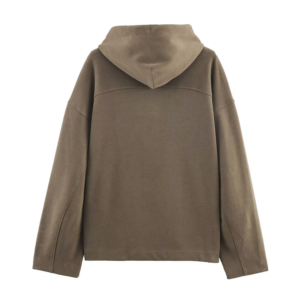 Women's set woman 2 pieces soft texture hooded sweatshirt+Pants
