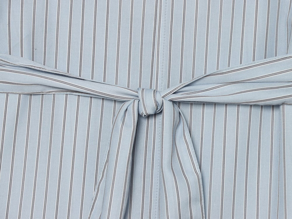 Women's layered decorative striped shirt
