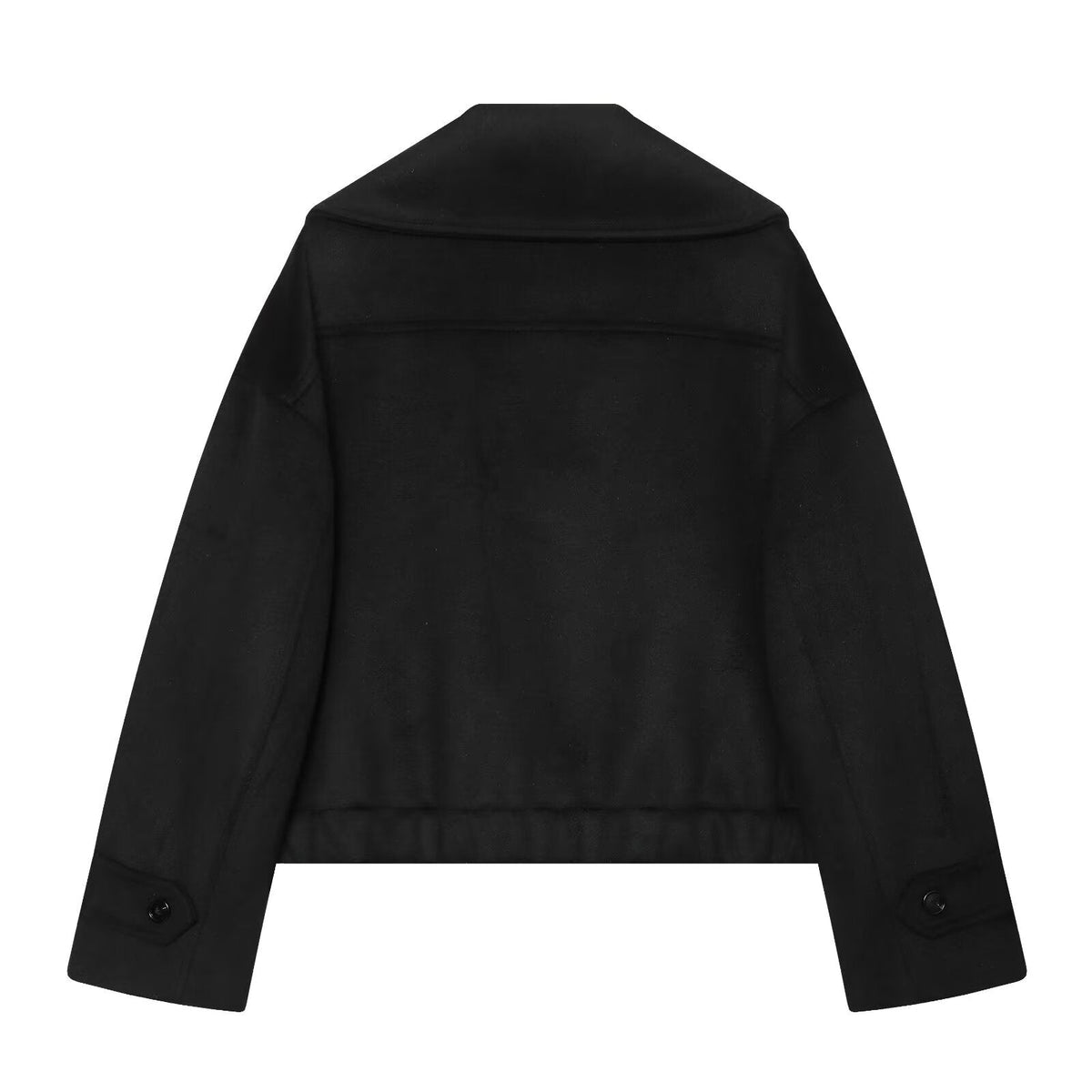 Women's Lapel straight casual wool blend Coat
