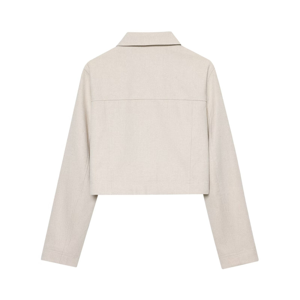Women's new fashion short single breasted lapel jacket Coat+Pants suit