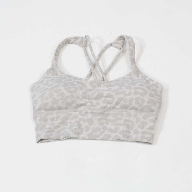 LU 2026 Women's New Leopard-print Beauty Back sports bra Yoga Vest