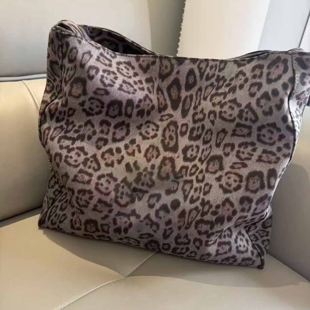 Women's new leisure large-capacity Leopard shoulder handbag
