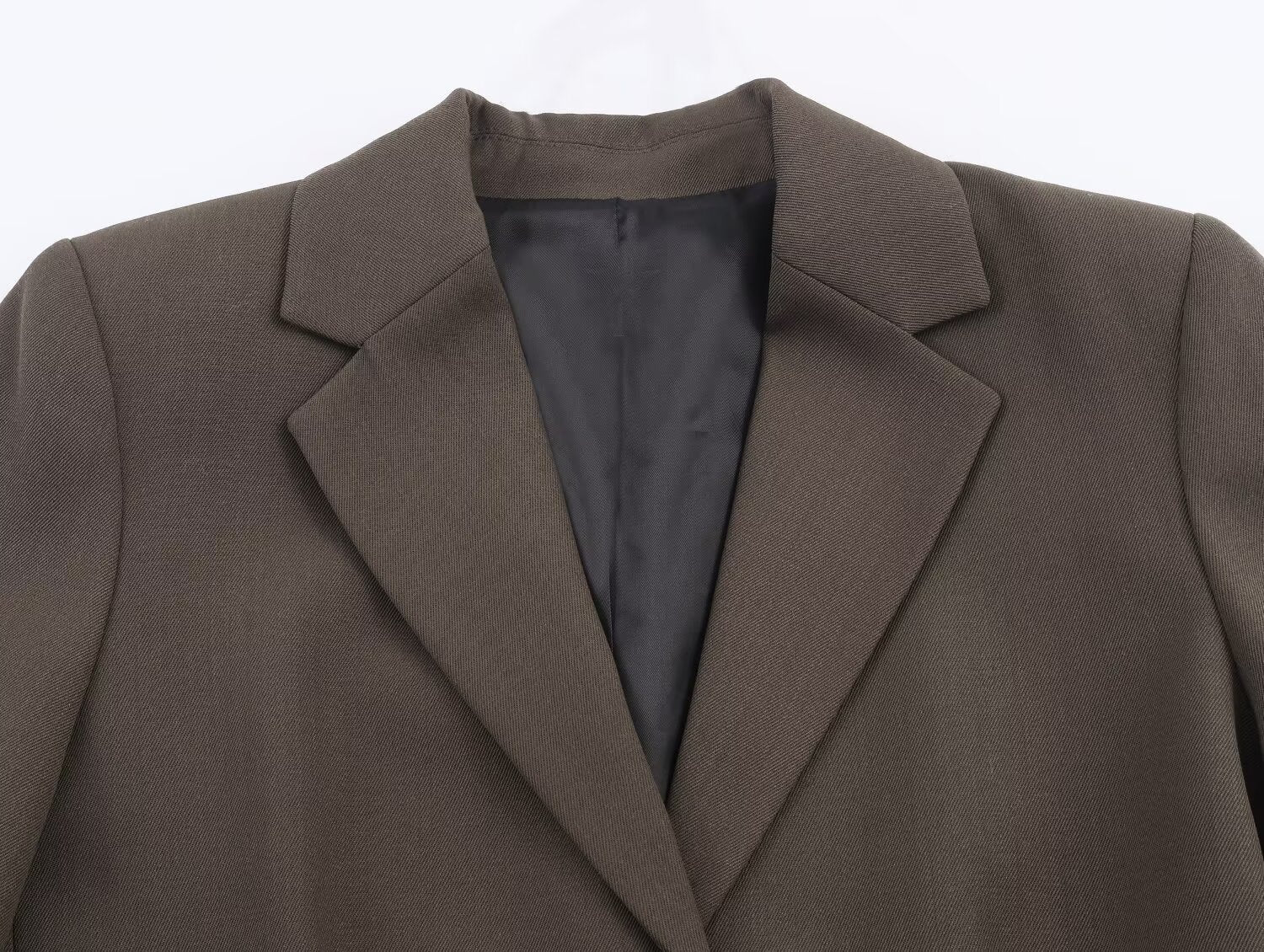 suit Women's 2 pieces casual lapel Button-up Blazer Coat +Skirts