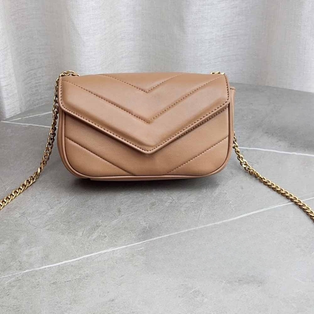 Women's new metal chain shoulder crossbody bag