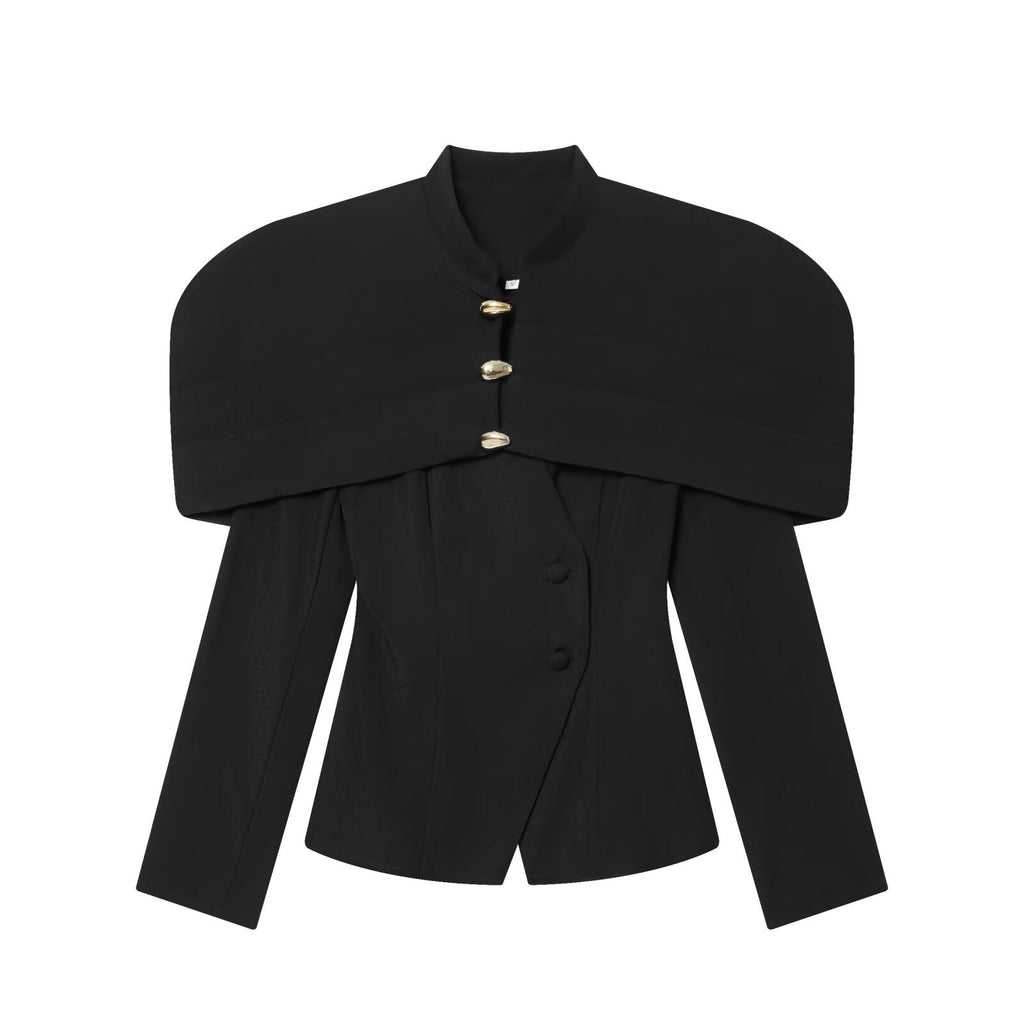 Women's slim waist cinching Blazer Coat