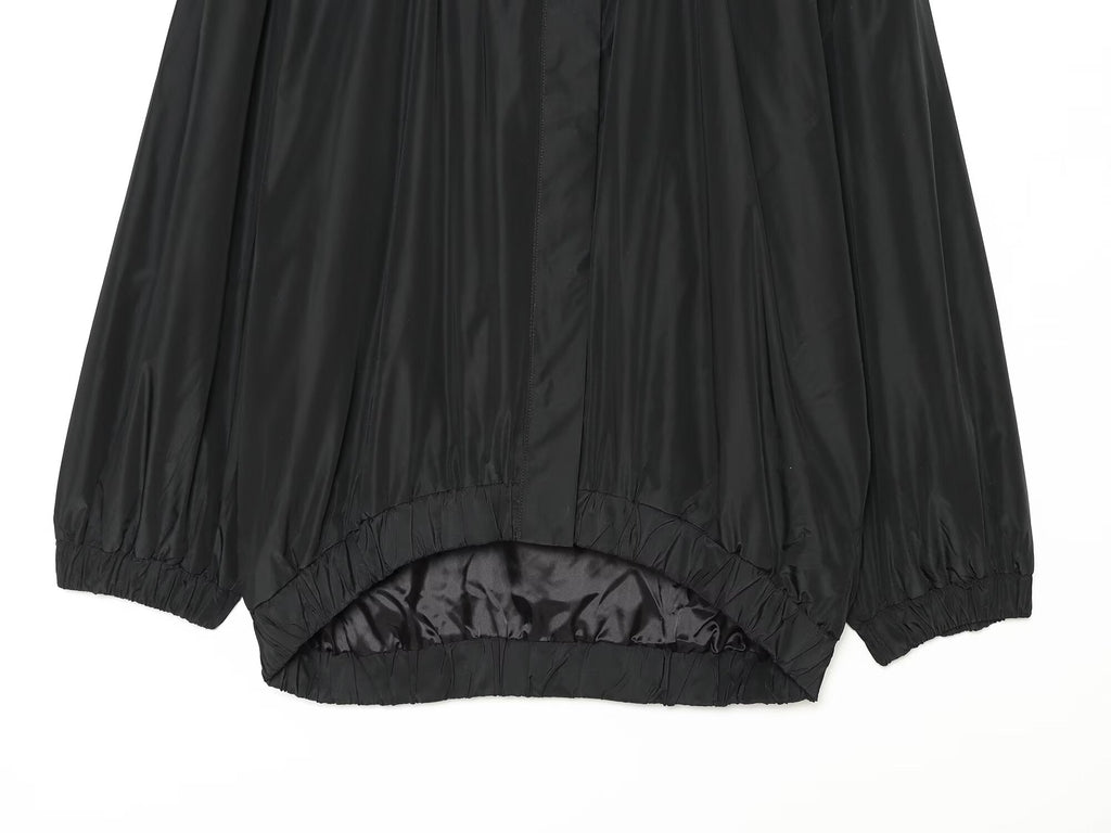 Women's loose stand collar oversized jacket