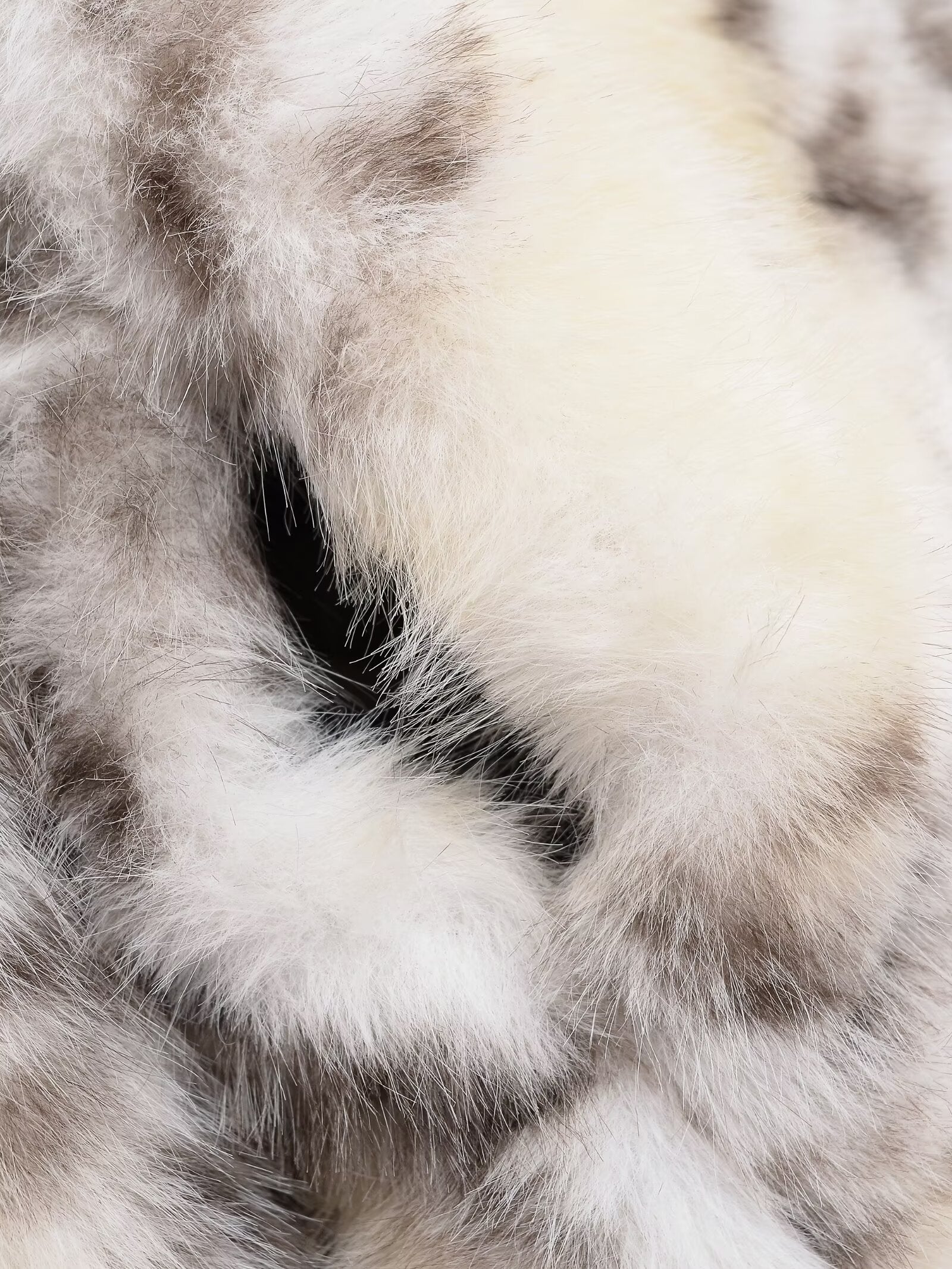 Women's warm standing collar faux fur effect Coat