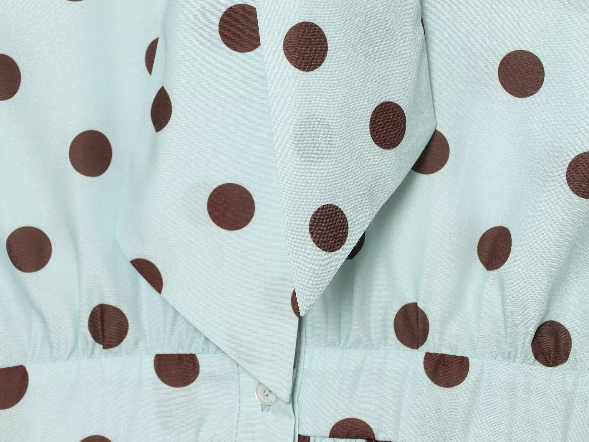 Women's polka dot bow sleeveless shirt