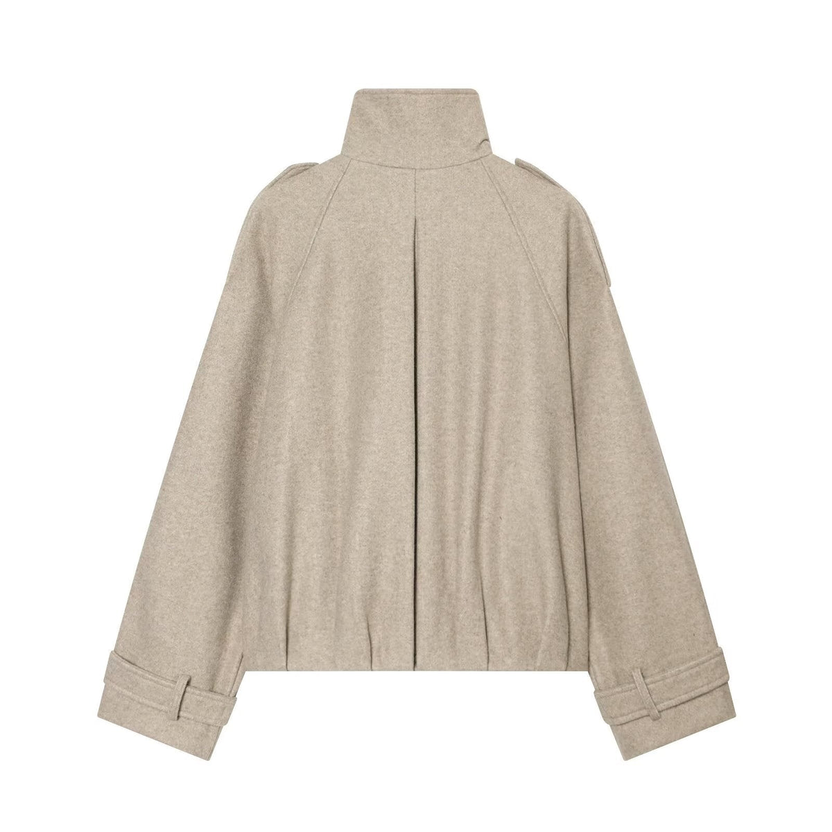Women's Strapped Design Pilot Jacket Coat