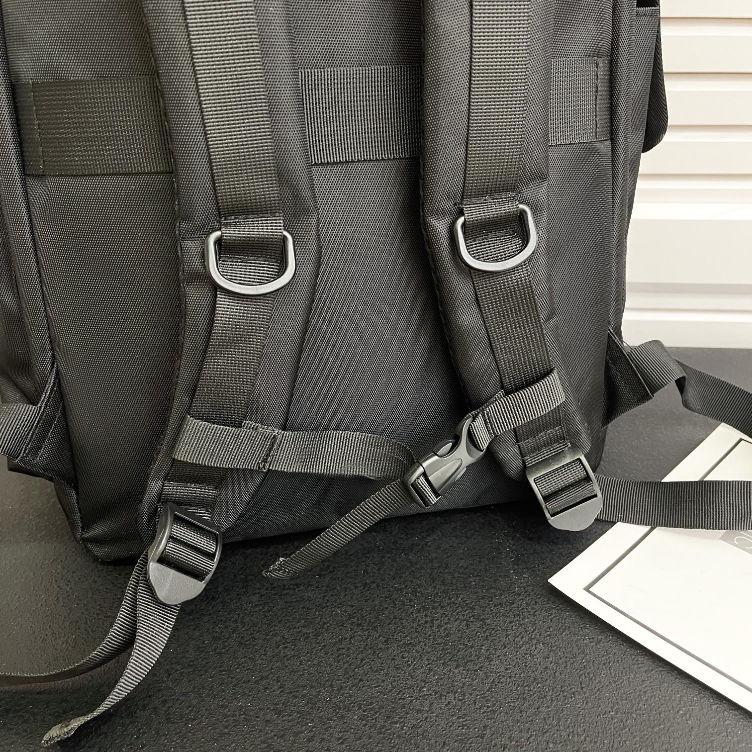 Men and Women with The Same New Fashion and Leisure Joker Multi-pocket Large-capacity Waterproof Backpack Travel Bag.