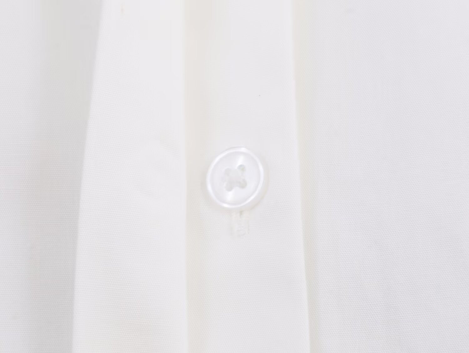 Women's Lapel beaded Decorative poplin shirt
