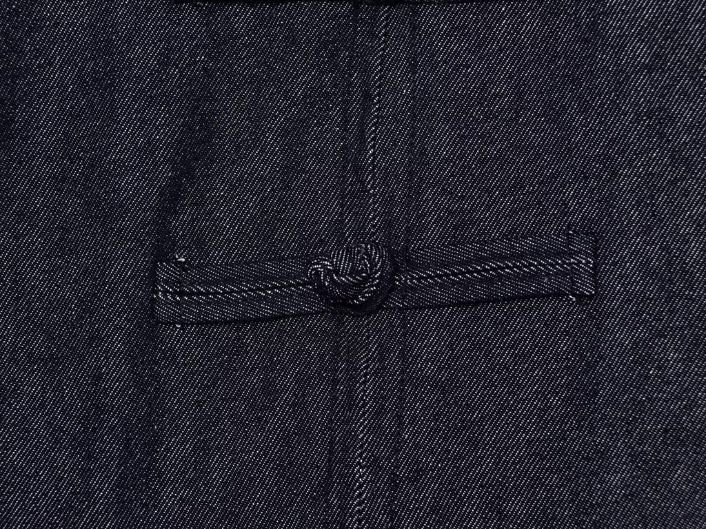 Women's rope knot decorative denim jacket