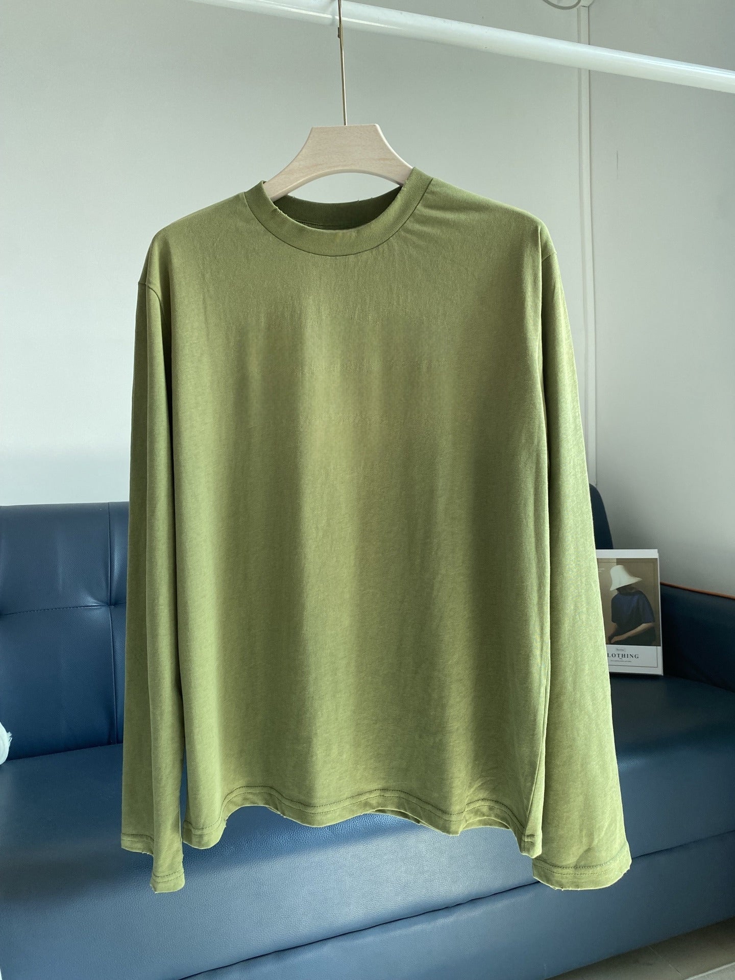 Women's new old 6-color sunscreen round neck long sleeve T-shirt
