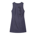 Women's rope knot buckle decoration mini dress