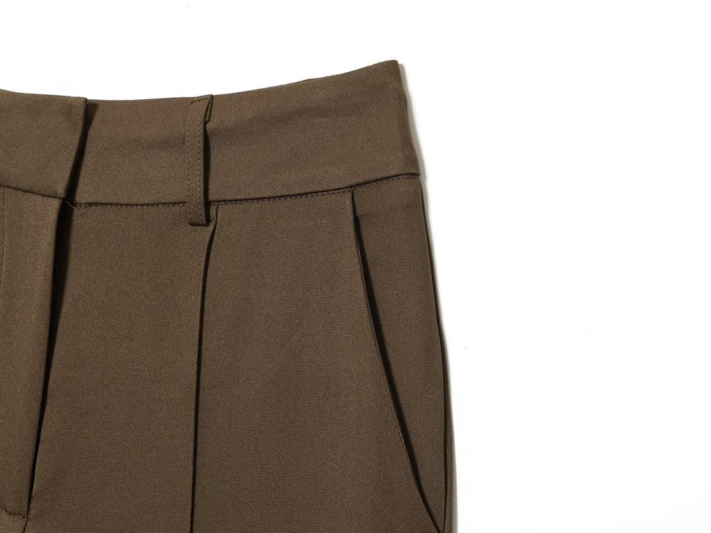 Women's new loose casual high waisted zipper pants
