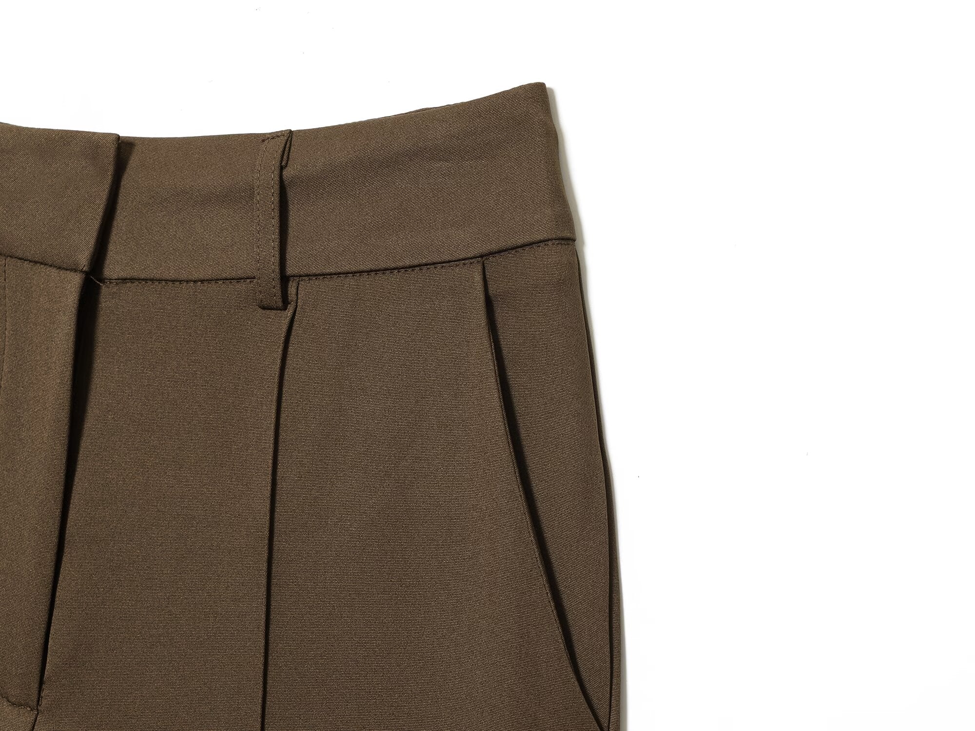 Women's new loose casual high waisted zipper pants
