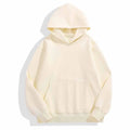 Women's New Fashion Joker Loose Padded Cashmere Hooded Sweater Hooded Quite Wide Three-dimensional Coat.
