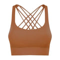 New Fitness Sports Bra Women's High-strength Cross-back Shock-proof Gathered Sports Bra