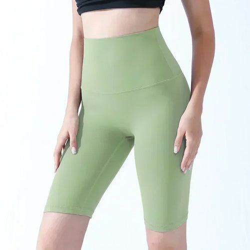 Spring and Summer New T-line-free Solid Color Yoga Shorts Five-point Yoga Pants Tight Elastic Exercise Fitness