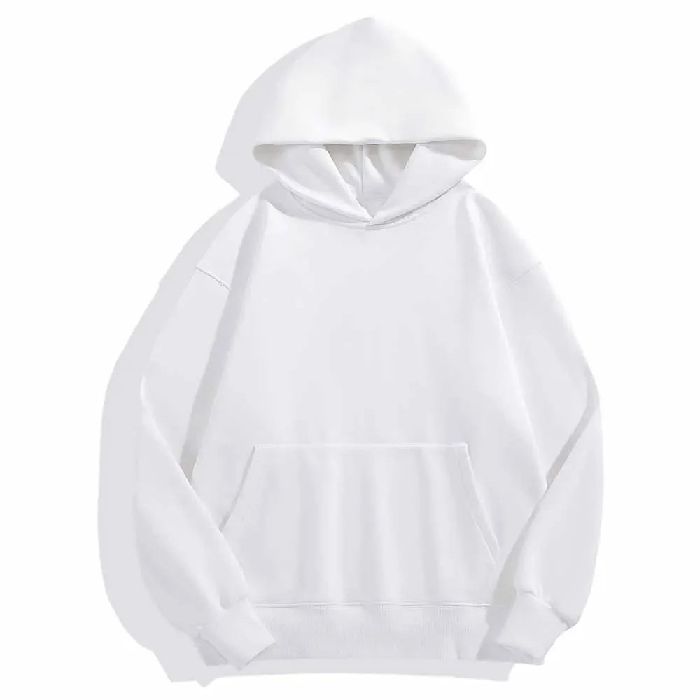 Women's New Fashion Joker Loose Padded Cashmere Hooded Sweater Hooded Quite Wide Three-dimensional Coat.