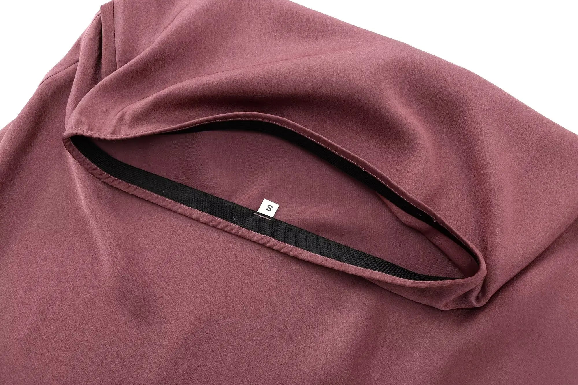 Women's new Chic fashion multi-color slim casual satin texture asymmetric MIDI skirt retro elastic waist women's skirt Mujer