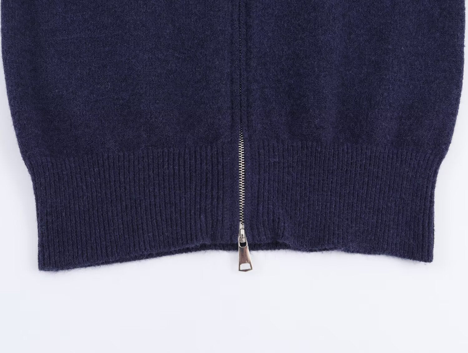 Women's new casual hooded zipper sweatshirt
