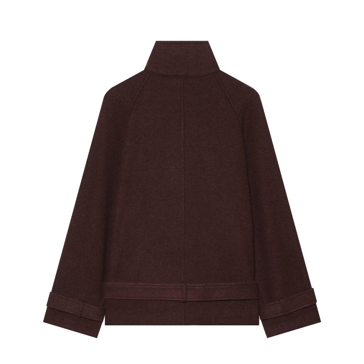 Women's with Belt casual oversized felt Coat
