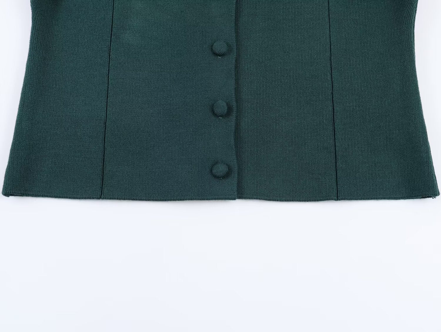Women's bow decoration short sleeved knitted Coat