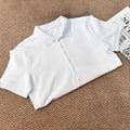 Women's new fashion cotton slim short-sleeved Polo shirt