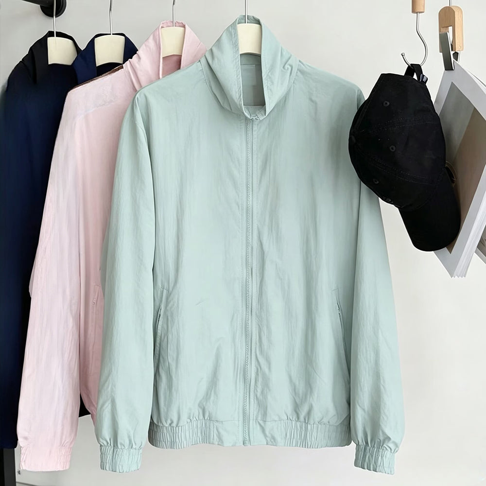 Women's new casual Joker collar jacket coat