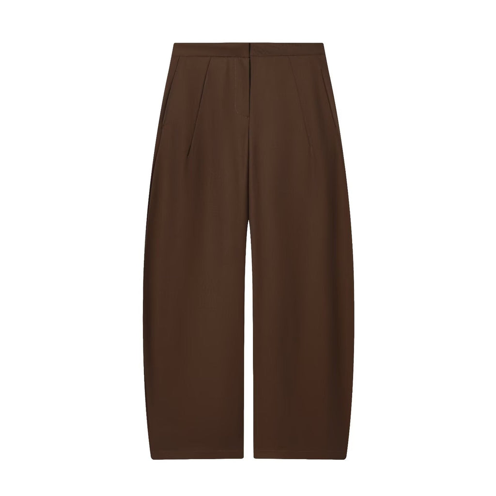 Women's new fashion balloon version comfortable loose black pants