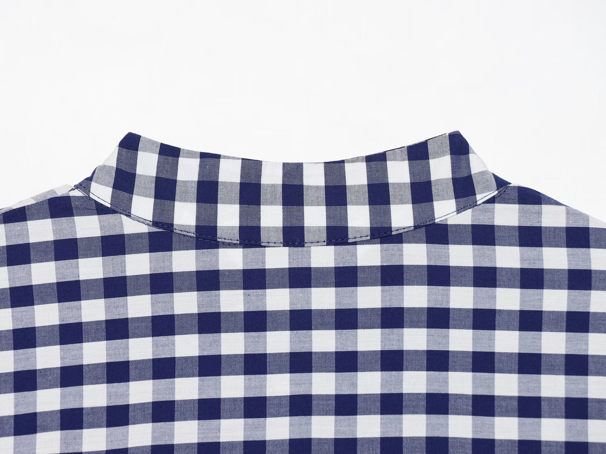 suit Women's 2 pieces plaid button up shirt+shorts