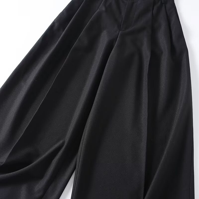 Women's loose casual versatile wide leg pants