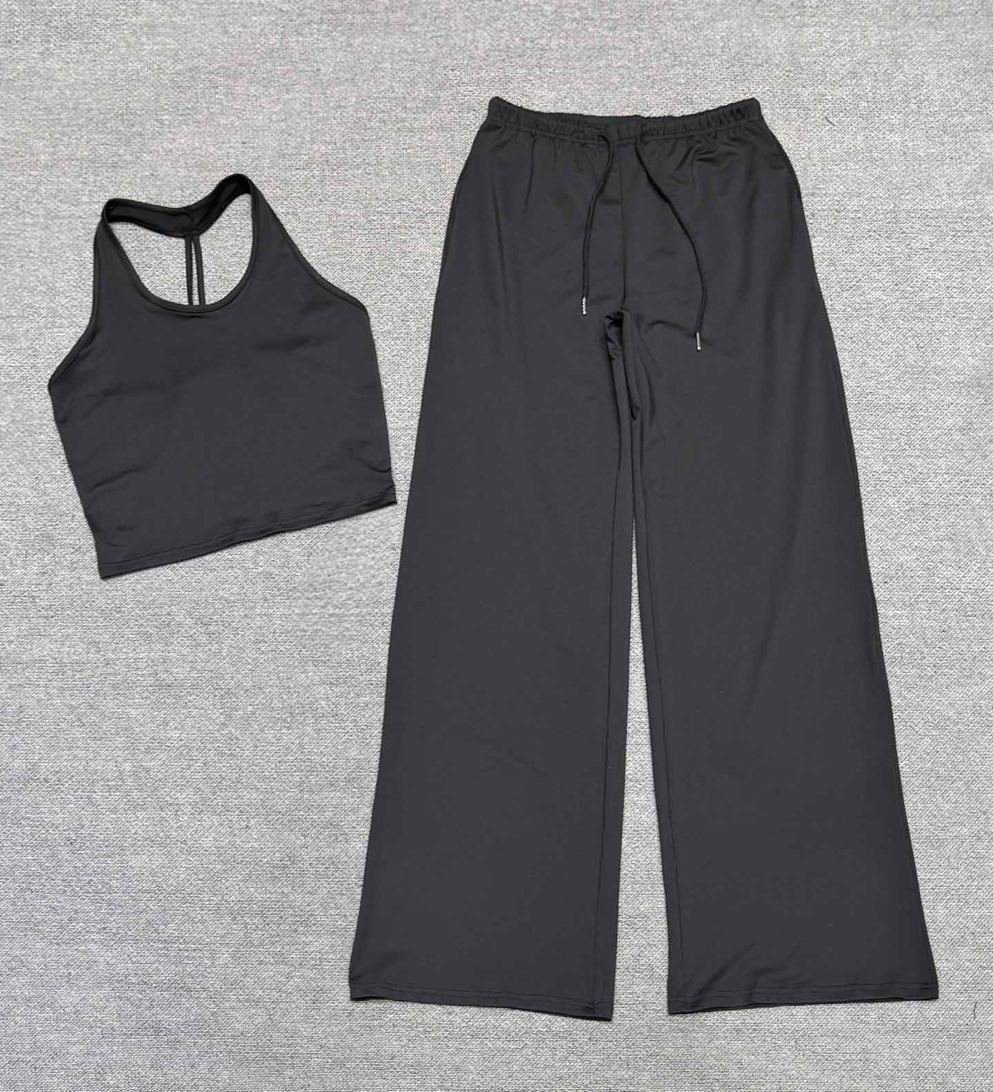 Women's new quick-drying beauty back sling sports running two-piece suit
