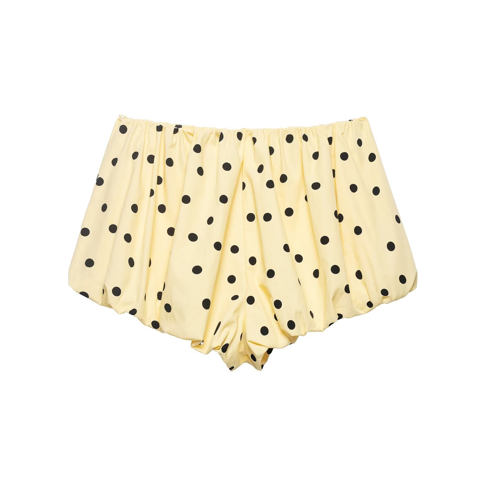 suit Women's 2 pieces pleated decorative polka dot coat+shorts