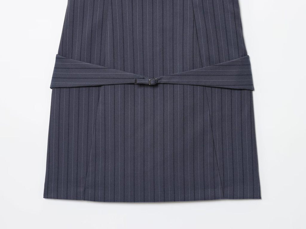 Women's new fashion contrasting striped patchwork mini dress