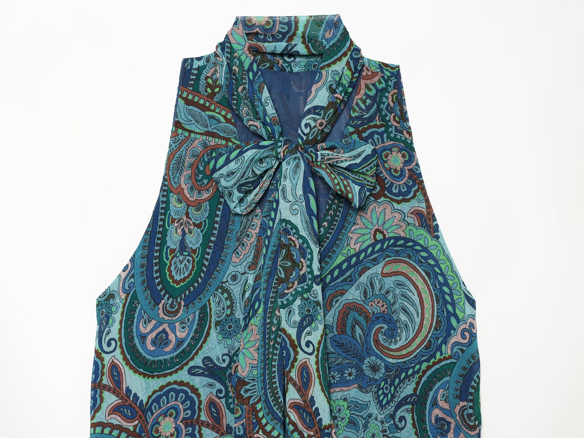 suit Women's 2 pieces bow decoration printed top+Skirts