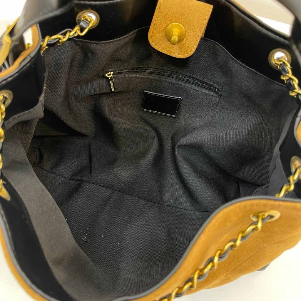 Women's New Joker Large-capacity Contrast Retro Chain One-shoulder Underarm Bag Portable Crossbody Bag