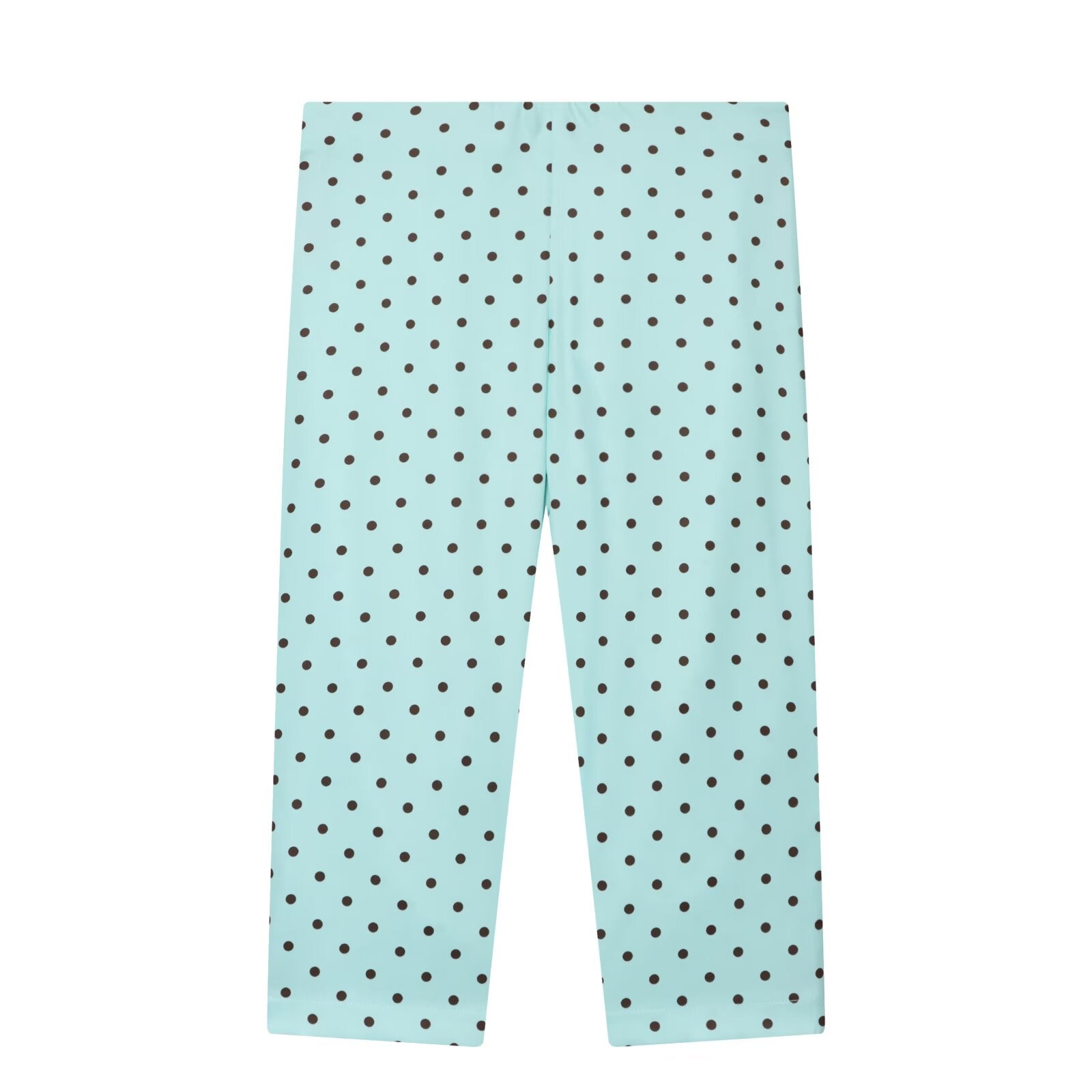 Women's slim casual polka dot cropped pants