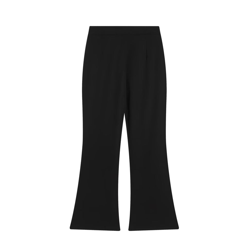 suit Women's 2 pieces short V-neck slim top+Pants