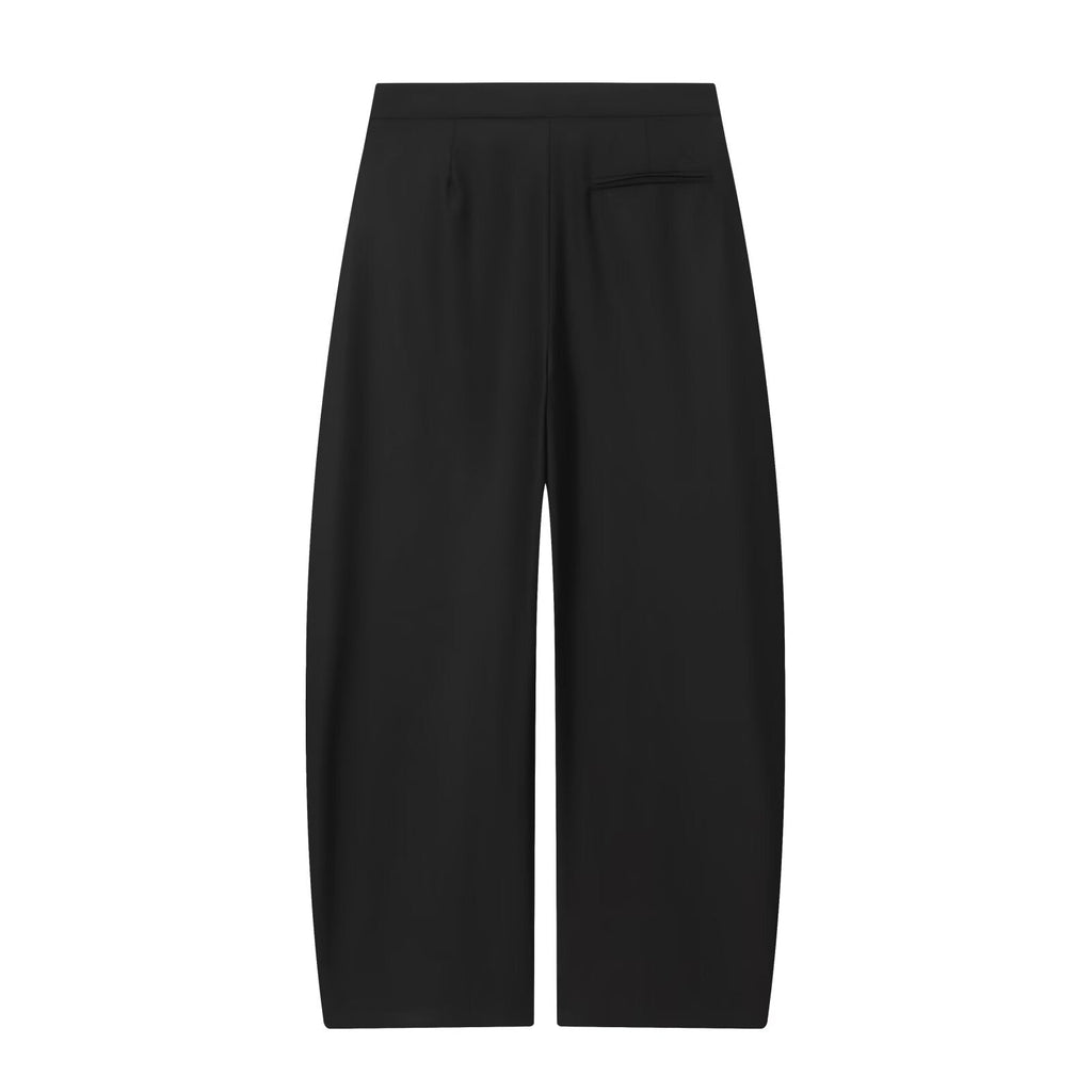 Women's new fashion balloon version comfortable loose black pants