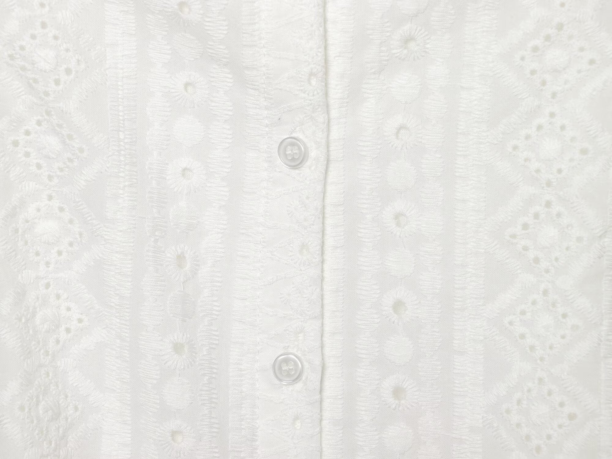Women's hollow embroidery mini dress