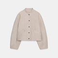 Women's new fashion elastic hem soft texture flying jacket Coat