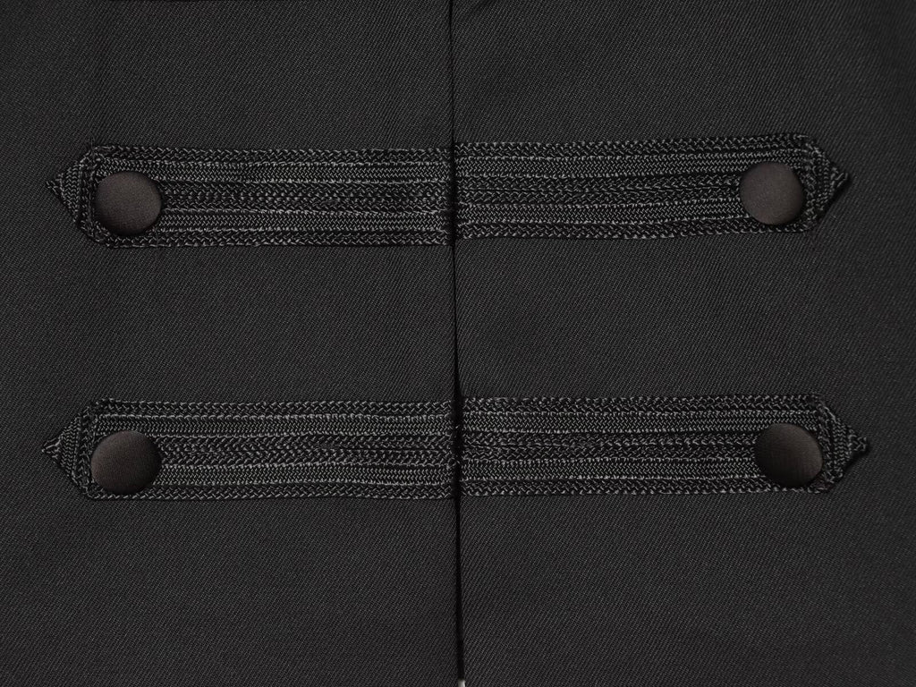 Women's with shoulder pads shoulder twill Coat