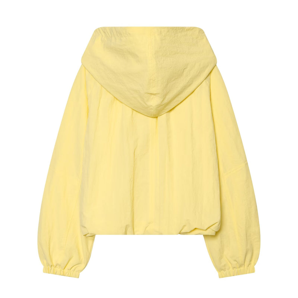 2026 Women's bow decoration nylon hooded Coat