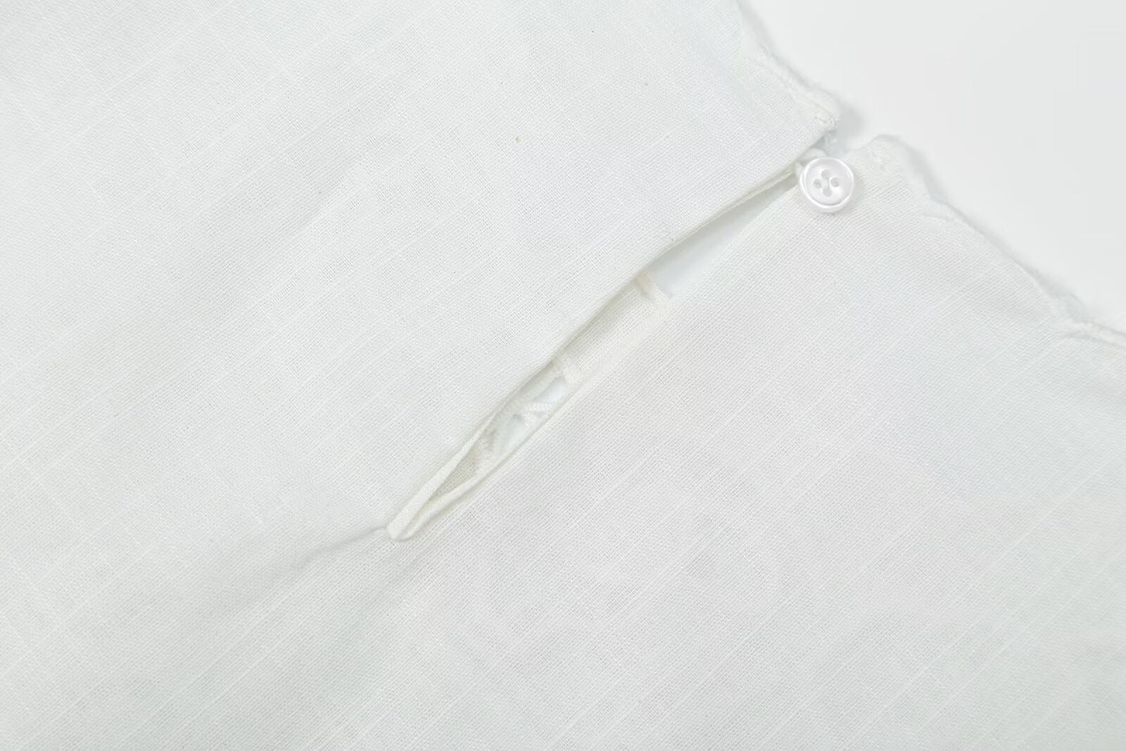 Women's bow decoration hollow embroidery top